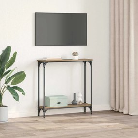 vidaXL Τραπέζι κονσόλας Artisan Oak 75 x 22,5 x 75 εκ