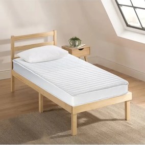 Ορθοπεδικό στρώμα αφρού Μονό λευκό 190x90x15 cm