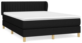 ΚΡΕΒΑΤΙ BOXSPRING ΜΕ ΣΤΡΩΜΑ ΜΑΥΡΟ 140X200 ΕΚ. ΥΦΑΣΜΑΤΙΝΟ 3126967