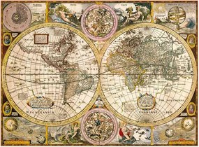 Clementoni Παζλ High Quality Collection Χάρτης Αντίκα 3000 τμχ