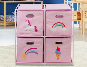 ΠΑΙΔΙΚΌ ΔΩΜΆΤΙΟ & ΔΙΑΚΌΣΜΗΣΗ DRAWER CABINET 4 STORAGE BOXES C80653200