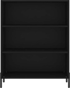 vidaXL Ντουλάπι Μαύρο 69,5x32,5x180 εκ. Επεξεργασμένο Ξύλο