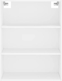 vidaXL Ντουλάπι Λευκό 69,5x34x180 εκ. από Επεξεργασμένο Ξύλο