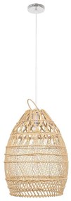 Φωτιστικό Οροφής Tahiti 00710 1xΕ27 Φ38x50cm Beige GloboStar