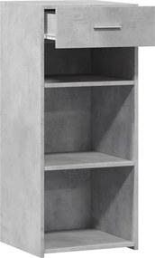 vidaXL Ντουλάπι Γκρι Σκυροδέματος 40x42,5x93 εκ. Επεξεργασμένο Ξύλο