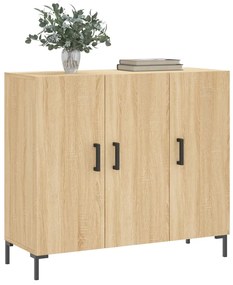 vidaXL Ντουλάπι Sonoma δρυς 90x34x80 εκ. Επεξεργασμένο Ξύλο