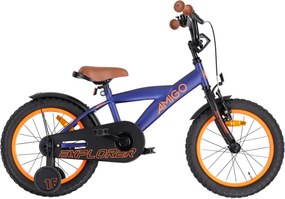 Explorer 16 Inch 23 cm Boys Coaster Brake BlueOrangeAMIGO