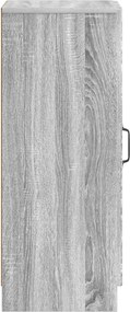 vidaXL Πλαϊνό γραφείο Γκρι Sonoma 33 x 34,5 x 87 εκ.