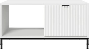 vidaXL Τραπεζάκι σαλονιού Λευκό 90 x 49 x 46 εκ. Επεξεργασμένο Ξύλο