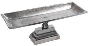 Τουρτιέρα Με Πόδι FLA333 54x17x10cm Silver Espiel Aluminium