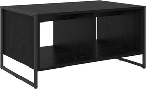 vidaXL Τραπεζάκι σαλονιού Μαύρη Οξυά 80 x 50 x 40 cm