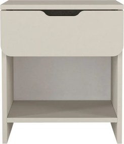 Κομοδίνο Mida Megapap χρώμα sandstone 45x40x52εκ.