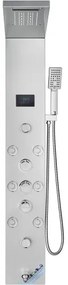 VEVOR Shower Panel Tower System 6 Modes Hydroelectricity LED Stainless Steel