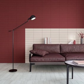 Stripes Garnet Matt 7,5x30 - Πλακάκι μπάνιου &amp; κουζινας