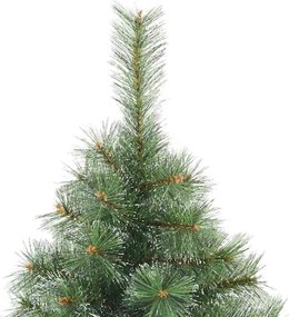 vidaXL Τεχνητό Χριστουγεννιάτικο Δέντρο με Χιόνι Πράσινο 180 cm