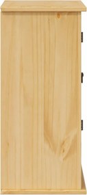 vidaXL Ντουλάπι Μπάνιου Επιτ. Corona 70x33x71,5εκ. Μασίφ Ξύλο Πεύκου
