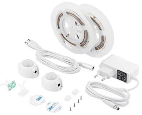 ΤΑΙΝΙΑ LED ΜΕ ΑΙΣΘΗΤΗΡΑ ΚΙΝΗΣΗΣ 1,2M 6W 12V 3000K IP65 ΣΕΤ 2ΤΜΧ PRO 145-70020