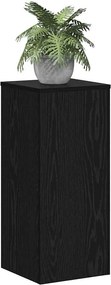 vidaXL Βάση φυτών 2 pcs Μαύρη Οξυά 30 x 30 x 70 εκ. Επεξεργασμένο ξύλο