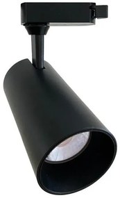 Σποτ Ράγας LED 20W 3000K Μονοφασικό Φ6,5 Epistar Spotlight-6462-Μαύρο 6462