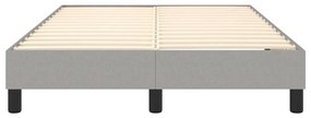 vidaXL Σκελετός Κρεβατιού με Ελατήρια Αν. Γκρι 120x200 εκ. Υφασμάτινο