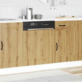 Πίνακας πλυντηρίου πιάτων "Kalmar" Artisan Oak 60x1,5x67 cm - Καφέ