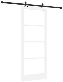 vidaXL Συρόμενη Πόρτα ORKDAL Λευκό 86 x 211 cm Ξύλο και μέταλλο