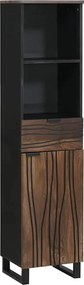 vidaXL Ντουλάπι Μπάνιου Καρυδιά 38 x 33 x 160 εκ Επεξεργασμένο Ξύλο