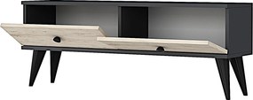 TV Stand Mona 120 - Anthracite, Travertine Anthracite
Travertine