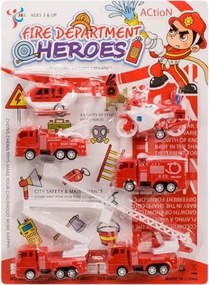 Σετ πυροσβεστικά οχήματα - JKL-09A - 917270