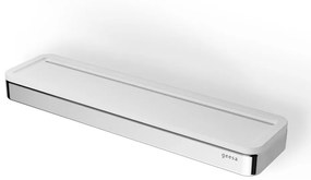 Εταζέρα με Σχισμή Αποστράγγισης 26*6,5*2,5 εκ. Geesa Frame Chrome White  Matt 8805-300