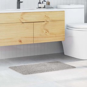 vidaXL Πατάκι Μπάνιου Ορθογώνιο Γκρι 50x80 εκ. Πολυπροπυλένιο Αντιολισθητικό