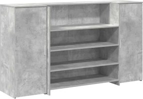 vidaXL Γραφείο υποδοχής 180x50x103,5εκ. Επεξεργασμένο Ξύλο