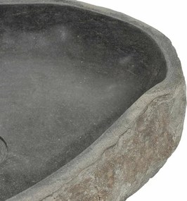 vidaXL Νιπτήρας River Stone Οβάλ (45-53)x(34-41) εκ.