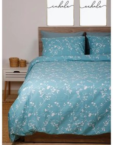 Σετ Σεντόνια Cotton Feelings 924 Aqua Μονό (165x270)