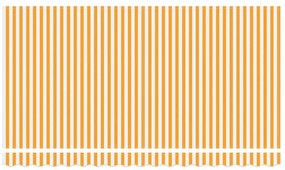 vidaXL Σκηνίτσα Αναδιπλούμενη Κίτρινο 400 x 200 cm ύφασμα