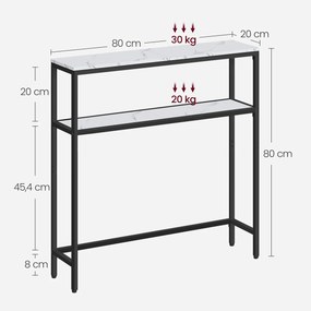 Κονσόλα Εισόδου (80x20x80.9) Vasagle LNT130W59V1