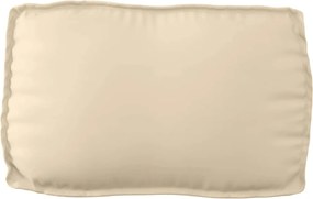 vidaXL Μαξιλάρι Μπεζ 70 x 40 x 12 cm Ύφασμα Όξφορντ