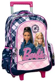 Σχολική Τσάντα Τρόλεϊ Δημοτικού (35x20x46) Gim Barbie Varsity