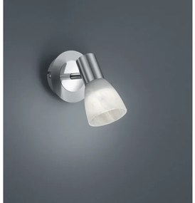 Απλίκα Φωτιστικό Τοίχου 1xE14 LED 4,9W Νίκελ Ματ Levisto 871010107 Trio Lighting-871010107-Νίκελ Ματ 871010107