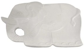 Διακοσμητικός Δίσκος Ελέφαντας 36cm White ROD102K3 Espiel Ceramic