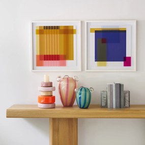 Διακοσμητικό τοίχου από γυαλί με μεταξοτυπία, Seris