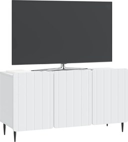 vidaXL Ντουλάπι TV Λευκό 99 x 34,5 x 52 cm Επεξεργασμένο Ξύλο