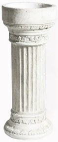 Ανθοστήλη Τσιμεντένια 35x35x86 εκ. 8100-5 Supergreens-8100-5-Μπεζ 8100-5