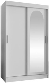 Ντουλάπα Selfie 120 συρόμενη-Leuko