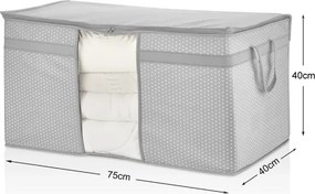 Stewehome μαξιλάρι αποθήκευσης με παράθυρο 75x40x40 cm