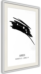 Αφίσα - Zodiac: Aries I - 30x45 - Μαύρο - Χωρίς πασπαρτού