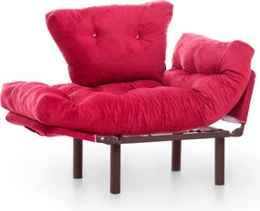 Πολυθρόνα Nitta - Χρώμα Maroon - 95x70x85εκ
