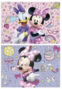 Σετ 2 Παζλ Educa Minnie Mouse 48 Τεμάχια