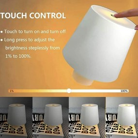 Διακοσμητικό Φωτιστικό LED για Μπουκάλι Μπαταρίας - Άσπρο