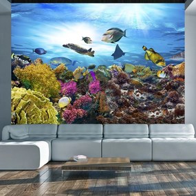 Αυτοκόλλητη φωτοταπετσαρία - Coral reef - 245x175